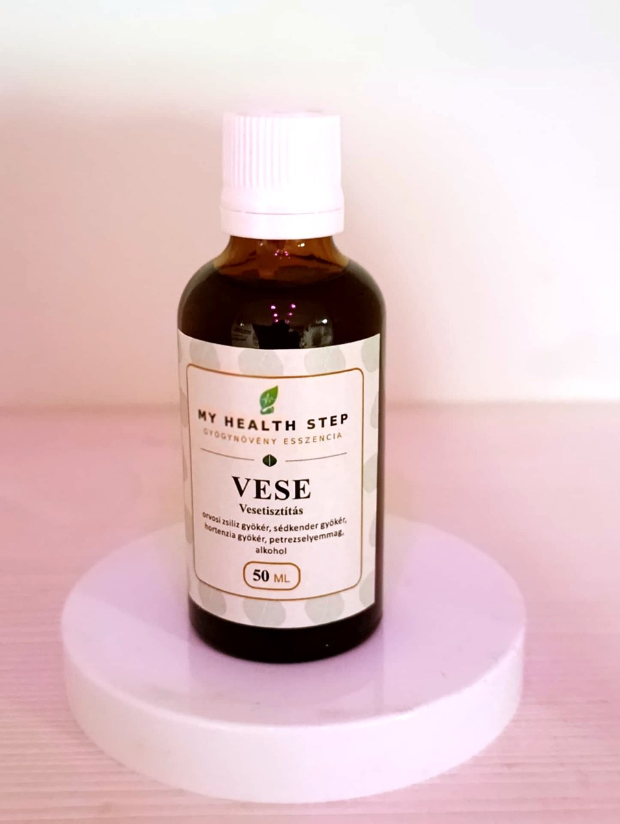 MY HEALTH STEP VESE – Húgyúti & vesetisztító formula gyógynövénykivonat, 50 ml
