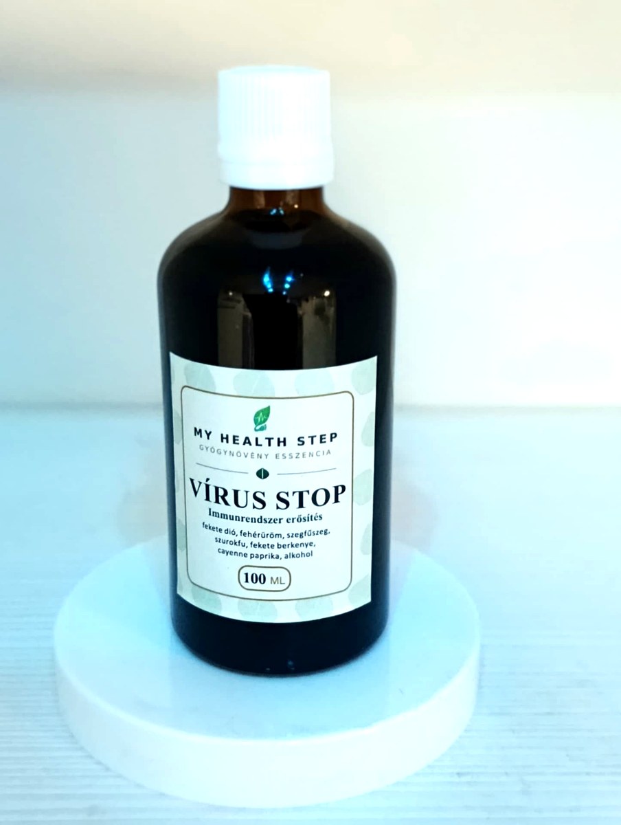 MY HEALTH STEP VÍRUS STOP – Szezonális védelem gyógynövénykivonat, 100 ml