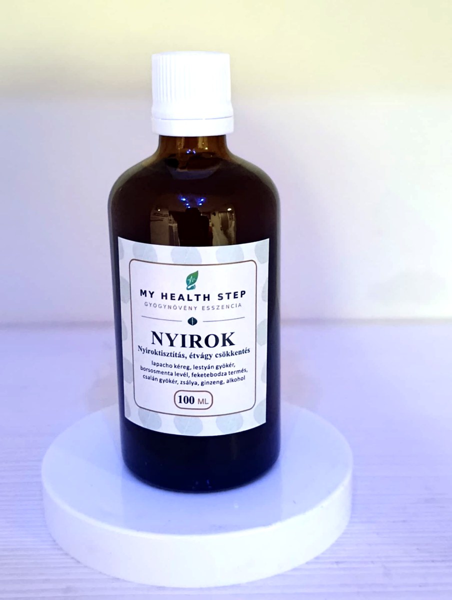 MY HEALTH STEP NYIROK – Nyiroktisztítás & testsúly gyógynövénykivonat, 100 ml