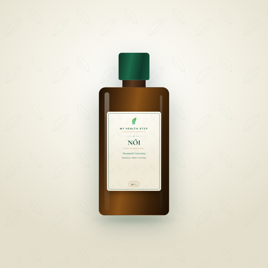 MY HEALTH STEP NŐI – Hormonális harmónia gyógynövénykivonat, 100 ml